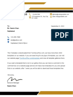 6 Professional and Modern Letterhead Design Template