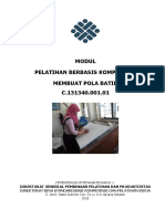 Buku Modul Membuat Pola Batik C.131340.001.01