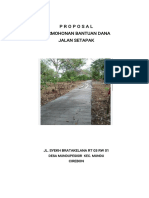 Proposal Permohonan Bantuan Pembangunan Jalan Setapak Ok Gud