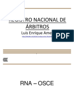 Registro Nacional de Árbitros: Luis Enrique Ames