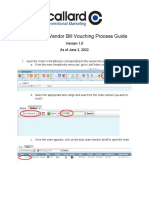 Smartbooks Vendor Bill Vouching Process Guide Version 1.0 2022-06-02
