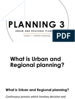 1.1 - Definition of Urban Planning