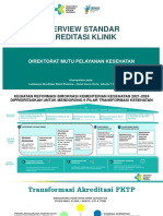 BB. Overview Standar Akreditasi Klinik