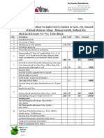 Proposed Toilet Block Estimate