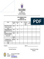 Fy 2023 Sample Gad Activities