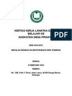 Kertas Kerja Lawatan 2022 - 2023