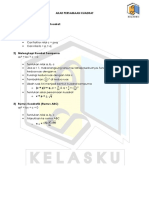 Matematika - Akar Persamaan Kuadrat