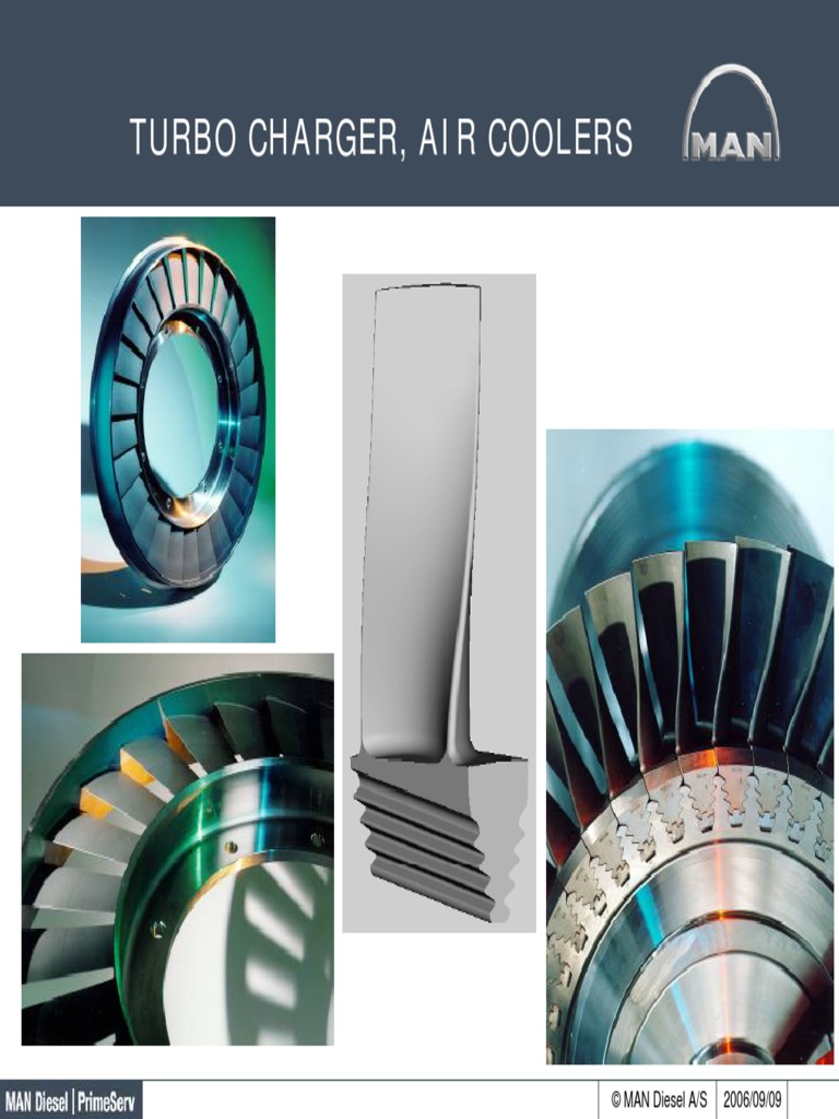 Turbo Charger, Air Coolers: 2006/09/09 © MAN Diesel A/S | PDF ...