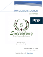 Newton's Laws of Motion NLM JEE+NEET @succeedemy JEE NEET