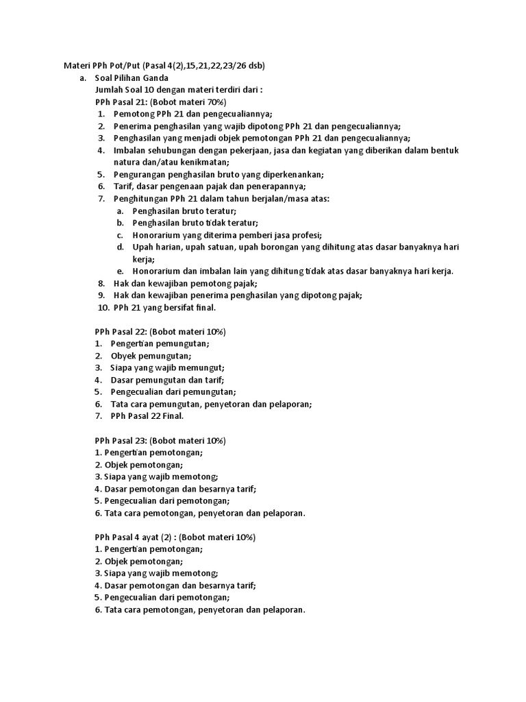 Silabus Pph Potput Update Pdf