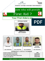 Nupco Dammam Logistic Centre First Aid Team