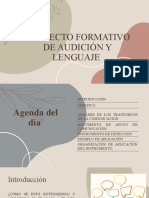 Trayecto Formativo de Audición y Lenguaje Enero