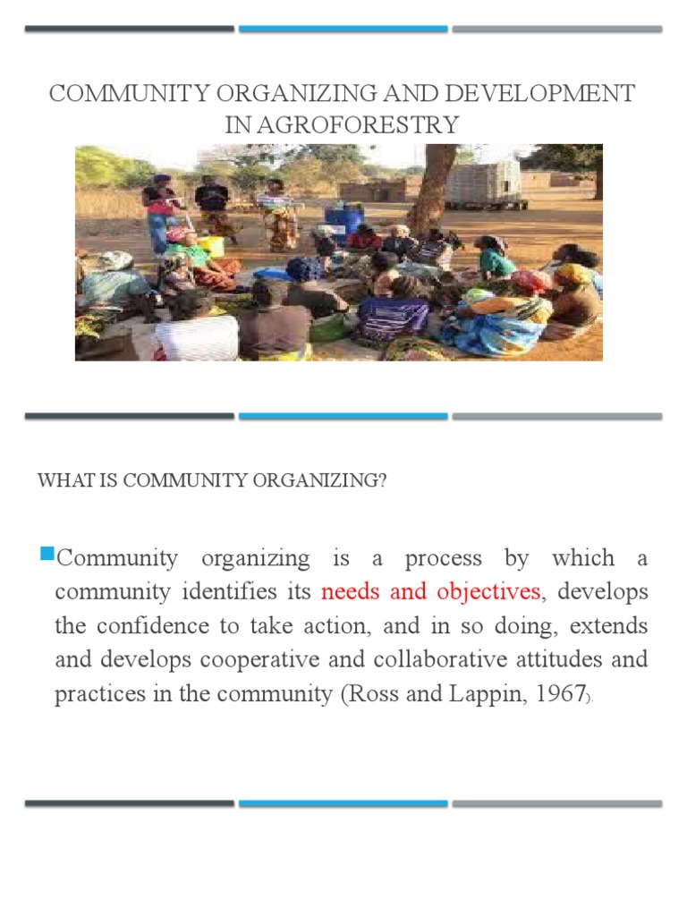 Community Organizing in Agroforestry | PDF | Community Organizing | Non ...