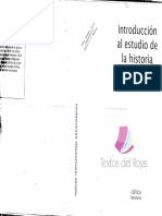 Fontana, Josep. Introducion Al Estudio de La Historia.