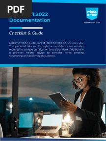 ISO 27001 2022 Documentation Simplified Checklist and Guide