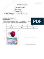 SBLF1053 A221 Final Exam Format