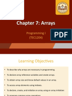 Chapter 7 Arrays