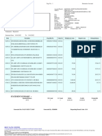 HDFC Bank statement summary