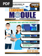 Reading and Writing Skills - Q4 - Module2 - Arizo - Final