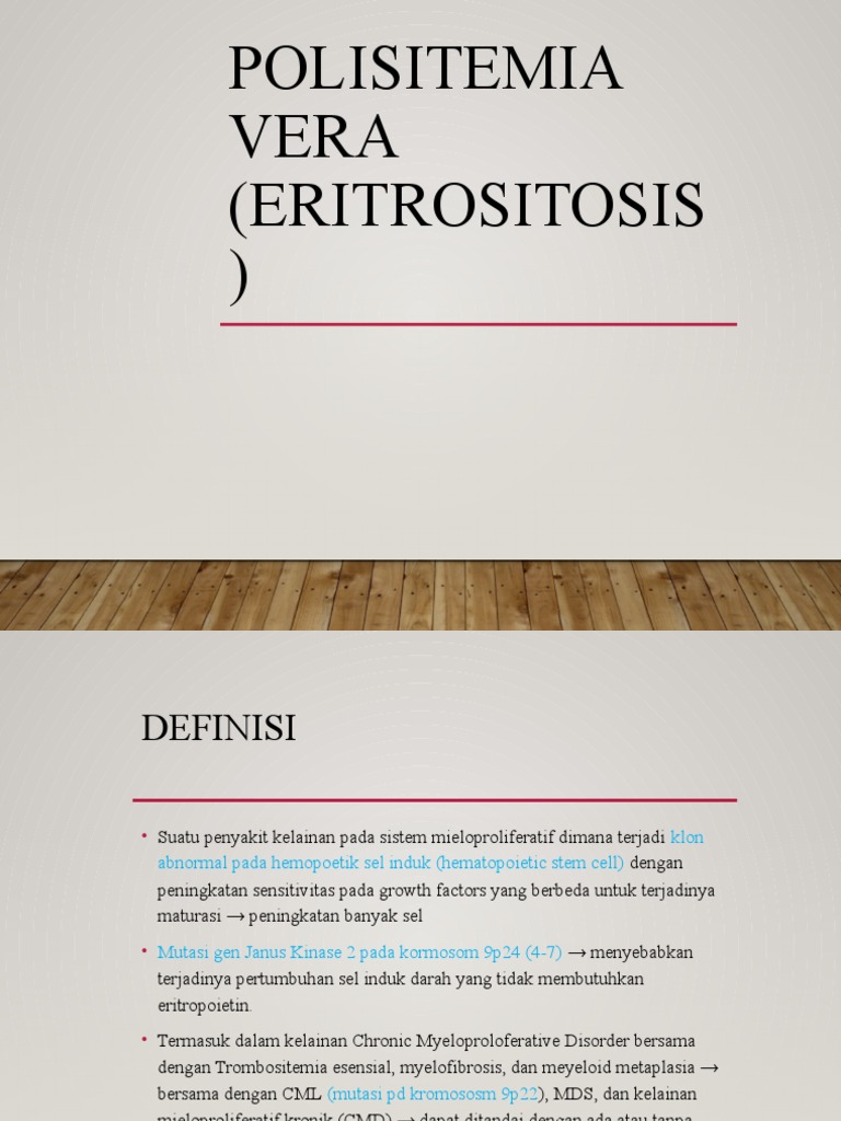 Tatalaksana dan Diagnosis Polisitemia Vera | PDF | Sains & Matematika