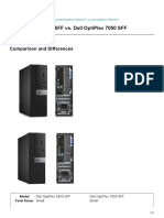 Comparatie Dell OptiPlex 5050 SFF Vs Dell OptiPlex 7050 SFF