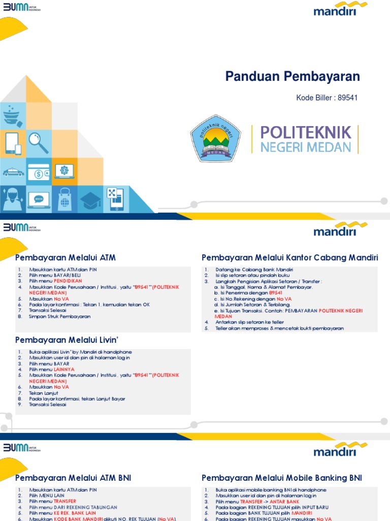 Panduan Pembayaran Va Polmed | PDF