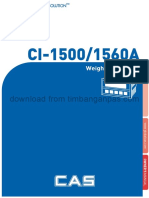 CAS CI-1500A CI-1560A User Manual