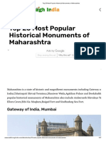 Top 25 Most Popular Historical Monuments of Maharashtra