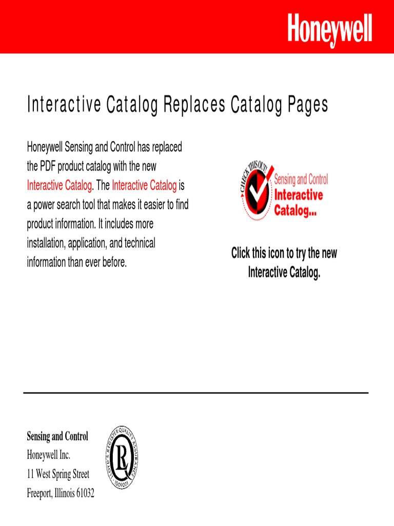 Sensor Catallogue Honeywell | PDF | Alternating Current | Bipolar ...