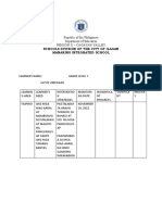 Individual Learning Plan