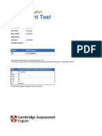 Cept Report Sample