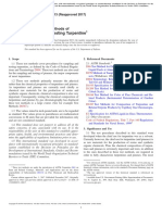 Sampling and Testing Turpentine: Standard Test Methods of