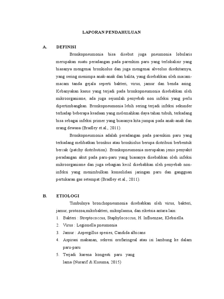 Panduan Lengkap Bronkopneumonia Anak | PDF | Sains & Matematika