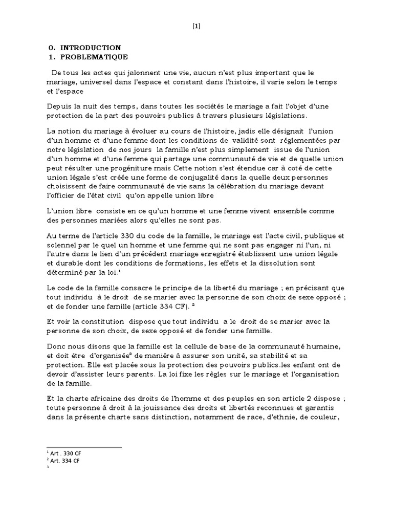 Le mariage de Chaba et la dot en RDC | PDF | Mariage | Famille