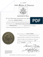 Certified USDOS FOIA Passport Documents For :kenya-Monique :huston