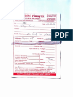 SiddhiTOUR& Vinayak TRAVELS taxi services receipt