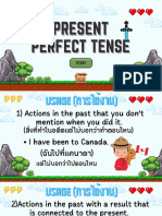 Perfect Tense