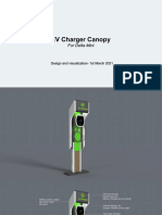 EV charger canopy concept design