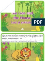 T T 14210 The Lion and The Mouse Story English Romanian - Ver - 1