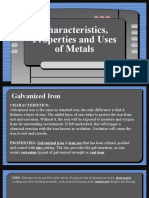Galvanized, Black & Mild Steel Properties, Characteristics & Uses
