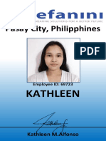 Comp ID - Ms Kathleen