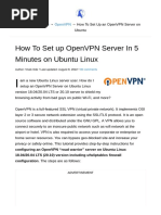 How To Set Up OpenVPN Server in 5 Minutes On Ubuntu Linux - Nixcraft