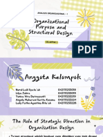 Organizational Purpose and Structural Design