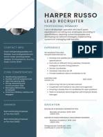 HR Lead Recruiter Profile