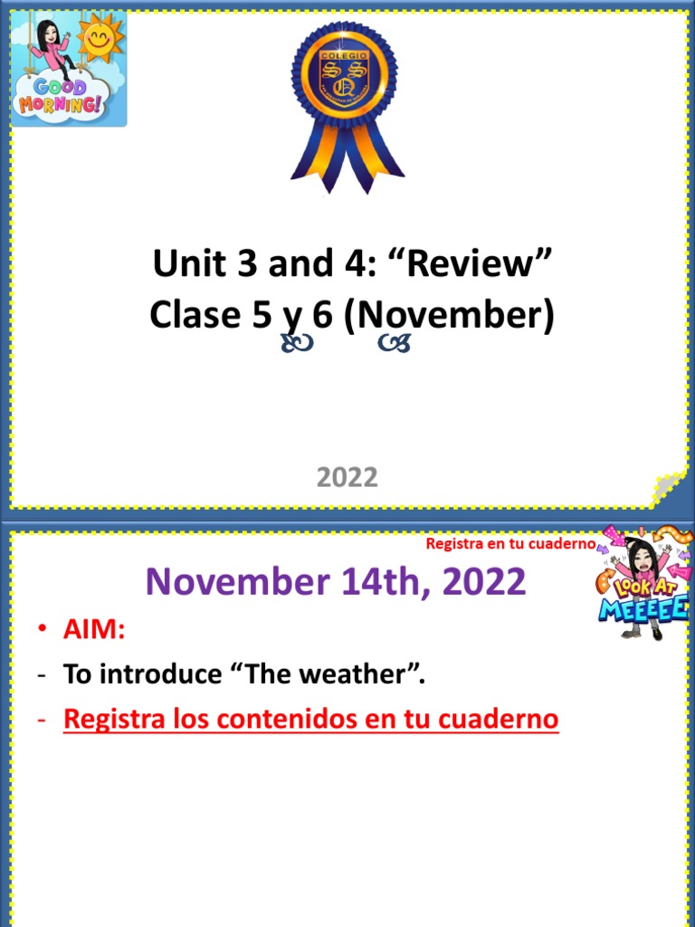 Lesson 4 (November) Unit 4 5 Básico | PDF | Language Arts & Discipline ...