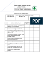 DAFTAR TILIK KONSULTASI