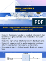 FARMAKOKINETIKA Pertemuan III