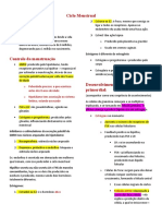 1 - Ciclo Menstrual