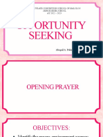 W4 Opportunity-Seeking