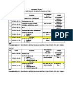 RUNDOWN ACARA Class Meeting SDI Teladan Pulogadung